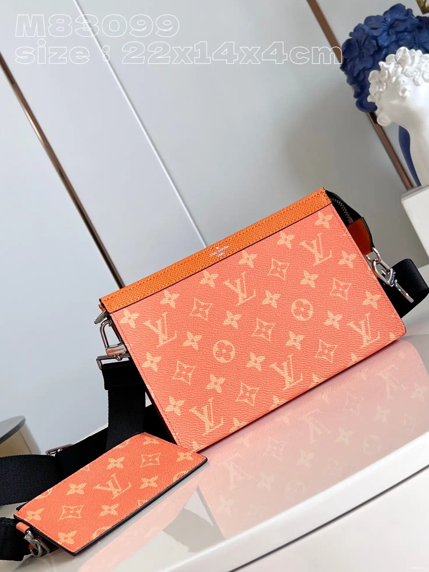 WIS Wallet LOUIS VUITTON Gaston -22*14.5*4.5CM Wearable 0423